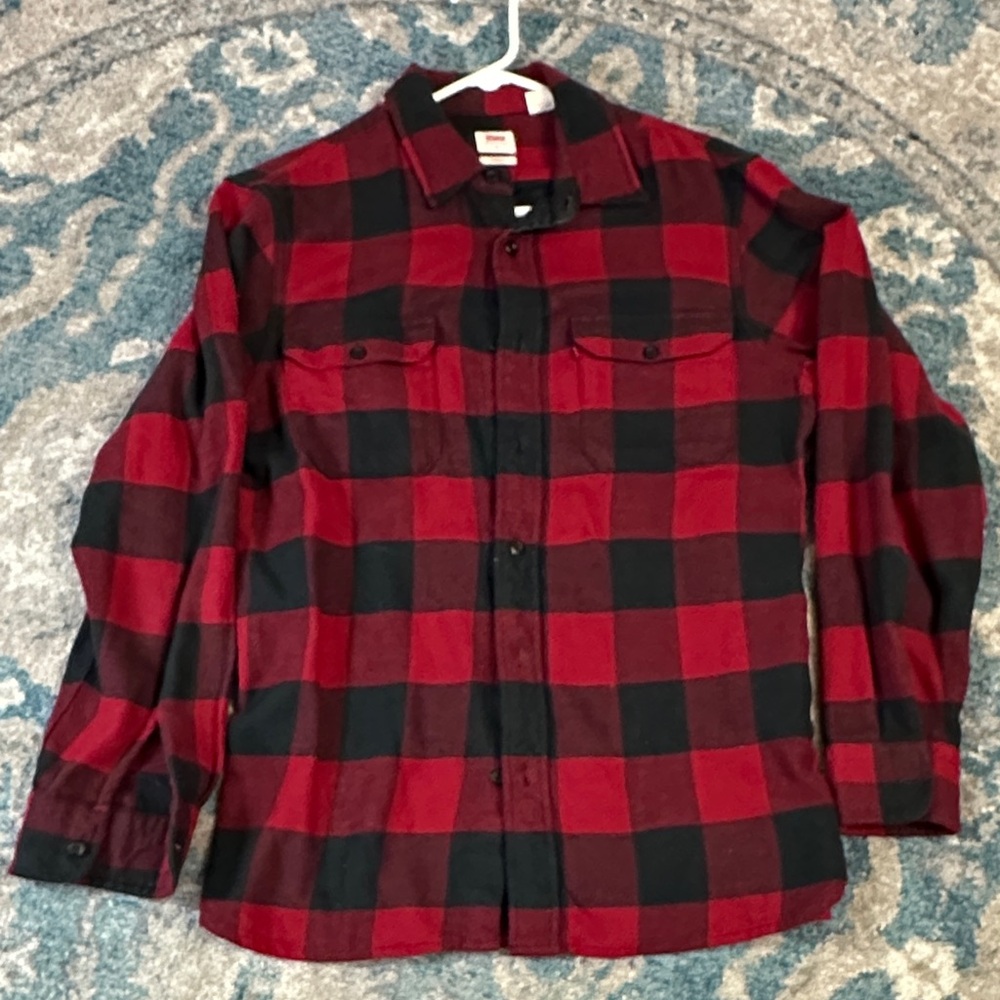 Levi's Red and Black Checkered Shirt